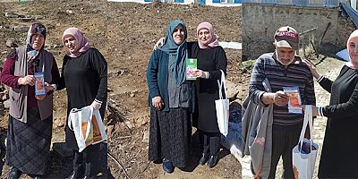 KANSER HAFTASI'NDA MERKEZ KÖYLERİNDE BİLİNÇLENDİRME ETKİNLİKLERİ DÜZENLEDİ