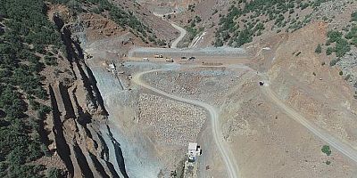 Karatepe Göletinde çalışmalar devam ediyor