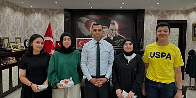 Kaymakam Algın Kelkit'in Gururlarını Makamında Ağırladı