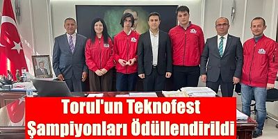 Kaymakam Çelik, Teknofest Torulkart Ekibini Ödüllendirdi