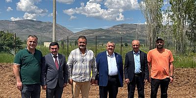 Kaymakam Yılmaz, Fil Otu Deneme Ekimi Çalışmalarını İnceledi