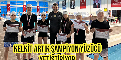 Kelkit Artık Şampiyon Yüzücü Yetiştiriyor