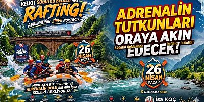 Kelkit Çayı’nda Adrenalin Zirve Yapacak: Söğütlü’de Rafting Heyecanı Başlıyor!
