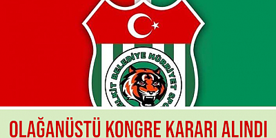 Kelkit Hürriyet Spor Kulübü Olağanüstü Kongre Kararı Aldı