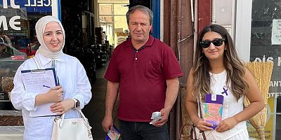 Kelkit İlçe Sağlık Müdürlüğü KETEM Birimi 3-9 Eylül Halk Sağlığı Haftasına binaen bilgilendirme etkinlikleri düzenledi.