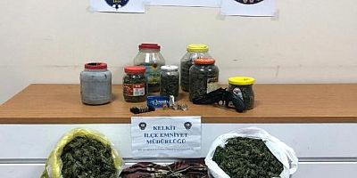 Kelkit'te 4 Kilogram Esrar Ele Geçirildi