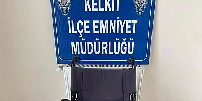 Kelkit'te Akülü Tekerlekli Sandalye Hırsızlığı: 1 Kişi Gözaltında