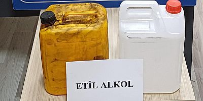 Kelkit’te etil alkol yakalandı