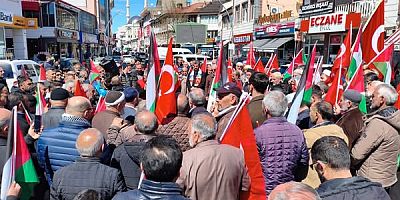 Kelkit'te Gazze İçin Protesto Eylemi Düzenlendi