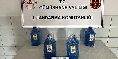 Kelkit’te Kargo İle Gelen Kaçak Alkole Jandarma Engeli