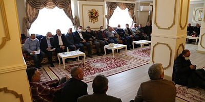 Kelkit’te Mahalle ve Köy Muhtarları Toplantısı Yapıldı