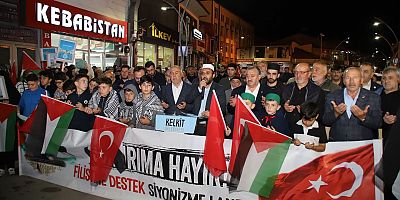 Kelkit’te STK’lardan Filistin’e Destek