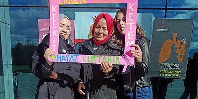 Kelkit’te vatandaşlara kanser bilgilendirmesi
