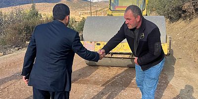 Kılıçtaşı, Şenköy Bağlantı Yolundaki Çalışmalar Yerinde İncelendi