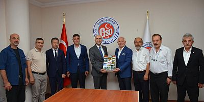 KOSGEB BAŞKANI AHMET SERDAR İBRAHİMCİOĞLU'NDAN GTSO ZİYARET