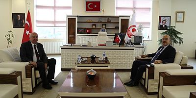 KSÜ Rektöründen Nezaket Ziyareti