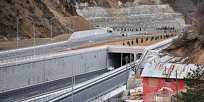 Kürtün Kavşak ve Tüneli Bitti, Açılış için Bakanın Bekleniyor