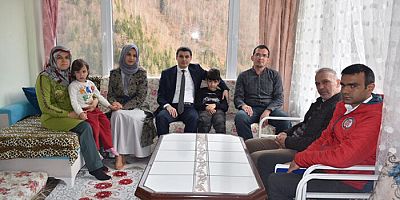 Kürtün Kaymakamından Depremzede Kutay’a Anlamlı Jest