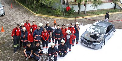 Kürtün MYO’da Sivil Savunma ve Yangın Tatbikatı