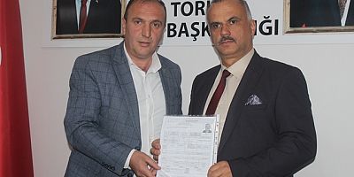 MAHMUT ŞAHİNÖZ BAŞVURUSUNU YAPTI