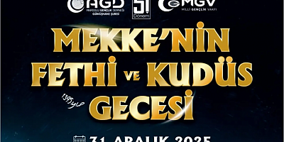 “Mekke’nin Fethi ve Kudüs Gecesi” Gümüşhane’de 4 Noktada Düzenlenecek