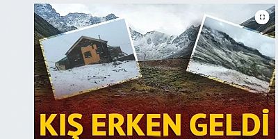 Mevsimin ilk karı o illere düştü.