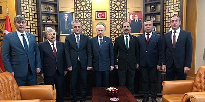 MHP Gümüşhane heyetinden Bahçeli’ye ziyaret