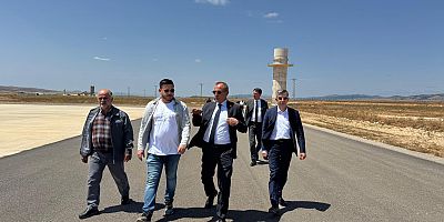 Milletvekili Küçük’ten havalimanı şantiyesine ziyaret
