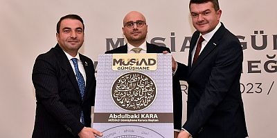 MÜSİAD Gümüşhane’de bayrak değişimi