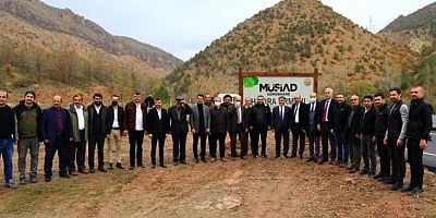 MÜSİAD Gümüşhane Hatıra Ormanına İlk  Fidanlar Dikildi