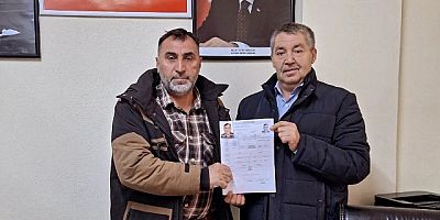 Mustafa BODUR Başvurusunu Yaptı.