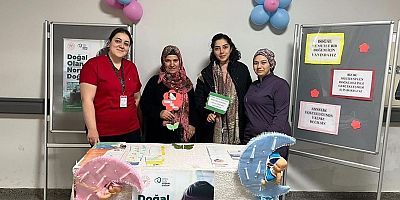 NORMAL DOĞUMUN ÖNEMİNE DİKKAT ÇEKMEK İÇİN STANT KURULDU