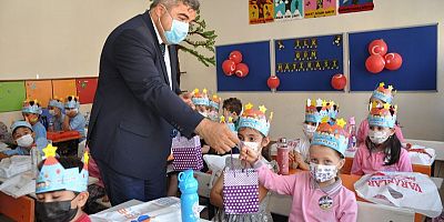 Öğrenciler Okullarına Merhaba Dedi