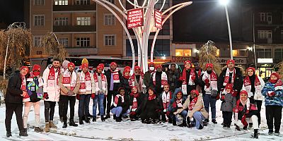 Öğrenciler Sarıkamış’ta Şehitleri Andılar