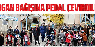 ORGAN BAĞIŞINA PEDAL ÇEVİRDİLER  