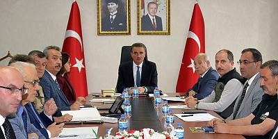 Orman Yangınlarıyla Mücadele Komisyonu Toplantısı Vali Aydın Baruş Başkanlığında Gerçekleştirildi