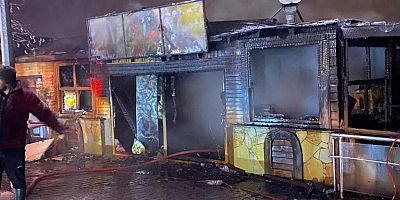 Özkürtün’de gözleme tesisleri küle döndü