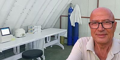 Öztürk deprem bölgesine laboratuvar kurdu