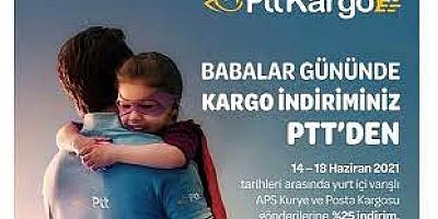 PTT’DEN BABALAR GÜNÜ’NE ÖZEL İNDİRİM