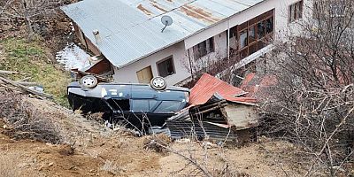 Rampayı İnerken Kümesin Üzerine Yuvarlandı