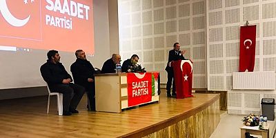 Saadet Partisi’nin Şiran ilçe kongresi yapıldı