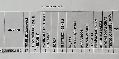 Sağlık Bakanlığından Gümüşhane’ye 45 Kişilik Kadro