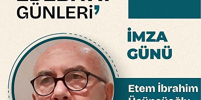 Şair Etem İbrahim Üçüncüoğlu Kitapseverler ile buluşacak