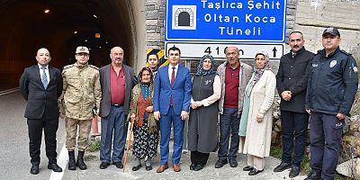 Şehit Bekçi’nin adı Taşlıca Tüneli’e verildi