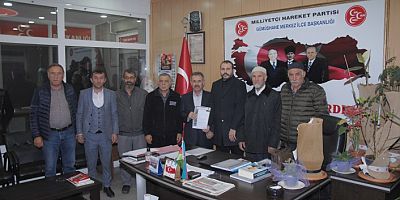 Şeker müracaatını yaptı