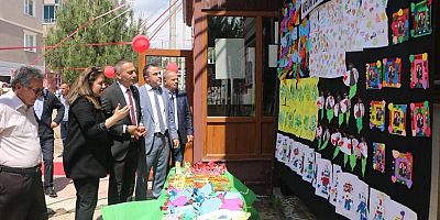 Şiran Anaokulu Öğrencilerinden Yıl Sonu Sergisi