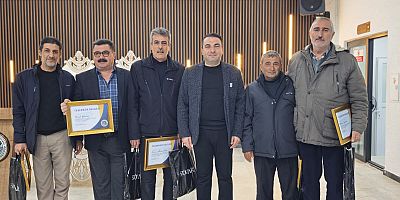 Şiran Belediyesi’nde vefa gecesi: 20 yıllık personele teşekkür belgesi