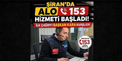 Şiran Belediyesi’nden Vatandaşla İletişimde Yeni Dönem: “Alo 153 Çözüm Merkezi” Hizmete Açıldı