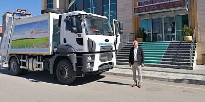 Şiran Belediyesine Çöp Kamyonu Hibe Edildi