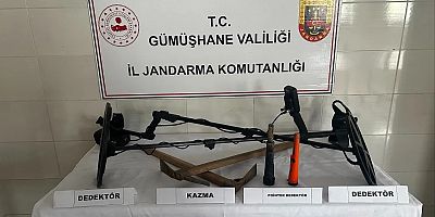 Şiran’da Define Avcılarına Jandarma Baskını